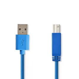 nedis-ccgp61100bu30-kabel-usb-usb-3-2-gen-1-3-1-gen-1-3-m-usb-a-usb-b