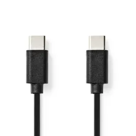 nedis-ccgl60700bk10-kabel-usb-usb-2-0-1-m-usb-c-czarny