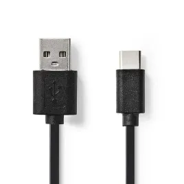 nedis-ccgb60600bk01-kabel-usb-01-m-usb-2-0-usb-c-usb-a-czarny
