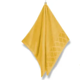 musztardowy-recznik-frotte-70x140-silky-500-gsm