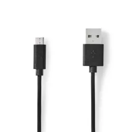 nedis-ccgl60500bk10-kabel-usb-usb-2-0-1-m-usb-a-micro-usb-b-czarny