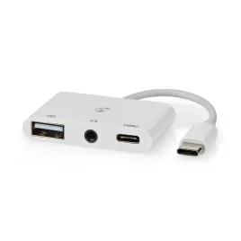 nedis-ccgb64790wt01-stacja-dokujaca-przewodowa-usb-2-0-type-c-bialy