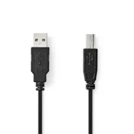 nedis-ccgl60100bk10-kabel-usb-usb-2-0-1-m-usb-a-usb-b-czarny