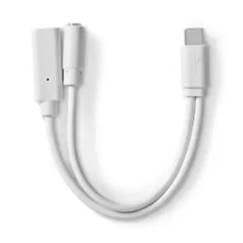 nedis-ccgb64922wt01-kabel-usb-01-m-usb-2-0-usb-c-bialy