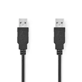 nedis-ccgl60000bk50-kabel-usb-usb-2-0-5-m-usb-a-czarny