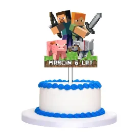 topper-kolorowy-urodzinowy-minecraft-imie