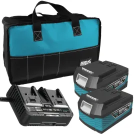 dedra-zestaw-akumulator-bateria-2x-4ah-podwojna-ladowarka-torba-ded7030g04