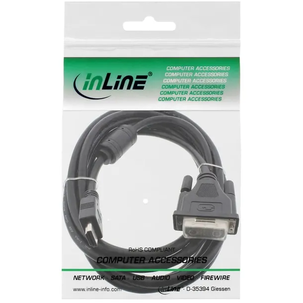 inline-17661-adapter-kablowy-1-m-dvi-hdmi-czarny