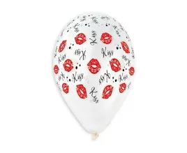 balony-lateksowe-godan-kiss-kiss-30-cm-biale-5-sztuk