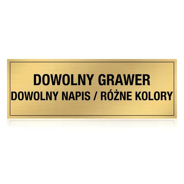 Tabliczka na drzwi 20x7 cm grawerowana z napisem
