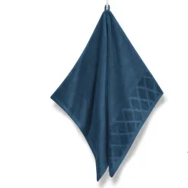granatowy-recznik-frotte-70x140-silky-500-gsm