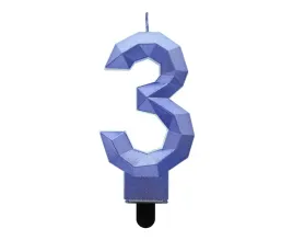 swieczka-cyfra-3-ciemnoniebieska-diament-urodziny-minecraft