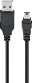goobay-93229-kabel-usb-usb-2-0-03-m-usb-a-mini-usb-b-czarny