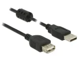 delock-2m-2xusb-2-0-a-kabel-usb-usb-2-0-usb-a-czarny