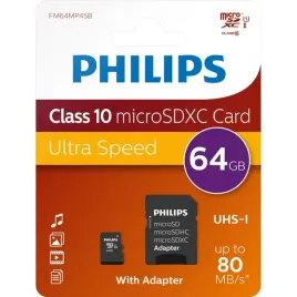 philips-fm64mp45b-10-pamiec-flash-64-gb-microsdhc-uhs-i-klasa-10