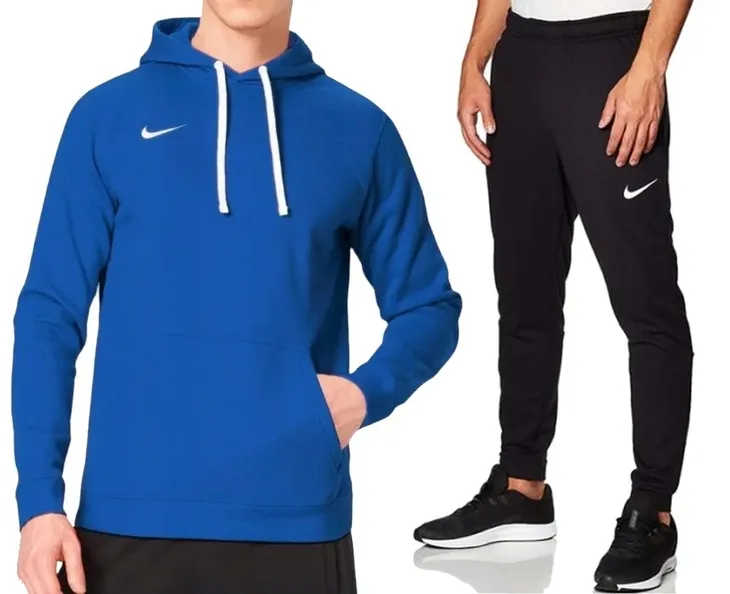 NIKE Dres Komplet Męski BLUZA SPODNIE DRESY r. L