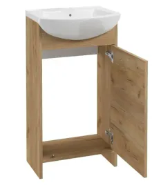 szafka-lazienkowa-z-umywalka-dab-zloty-45-cm-stojaca-praktyczna