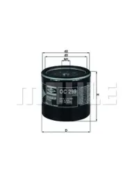 mahle-oc299-filtr-oleju-isuzu