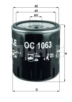 mahle-oc-1063-rodzaj-filtra-oleju-przykrecany