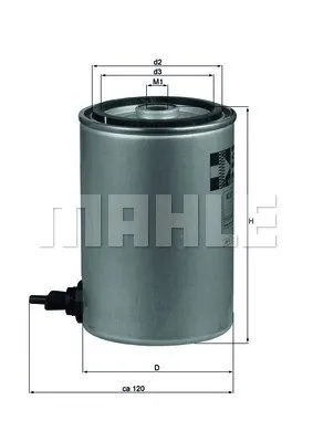 mahle-kc87d-filtr-mb-stan-nowy