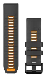 garmin-quickfit-band-grafitowy-pomaranczowy-silikon
