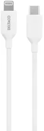 deltaco-iplh-451-kabel-lightning-1-m-bialy