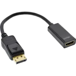 inline-17198e-adapter-kablowy-015-m-displayport-hdmi-czarny