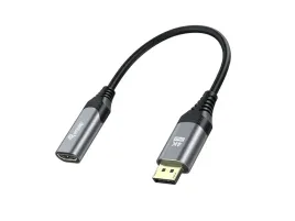 equip-133445-adapter-kablowy-015-m-displayport-hdmi-czarny-szary