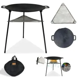 przenosny-grill-zeliwna-plytka-do-grillowania-z-uchwytami-na-wegiel-kemping