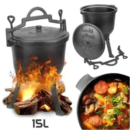 kociolek-mysliwski-zeliwny-15l-garnek-wegierski-na-ognisko-grill-pieczonki