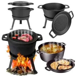 kociolek-zeliwny-garnek-patelnia-3w1-mysliwski-wegierski-ognisko-grill-10l