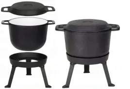 kociolek-mysliwski-10-l-emaliowany-garnek-na-ognisko-patelnia-grill-emalia