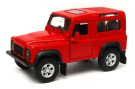 land-rover-defender-metalowe-auto-kolekcjonerskie-welly-1-34-czerwony