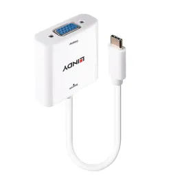 lindy-43355-adapter-kablowy-usb-type-c-vga-d-sub-bialy