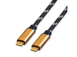 roline-11-02-9038-kabel-usb-usb4-gen-3x2-1-m-usb-c-czarny-zloto