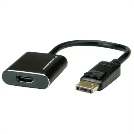roline-12-03-3164-adapter-kablowy-015-m-displayport-hdmi-typu-a-standa