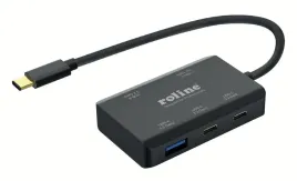 roline-14-02-5060-huby-i-koncentratory-usb-type-c-10000-mbit-s-czarny
