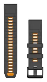 garmin-quickfit-band-grafitowy-pomaranczowy-silikon