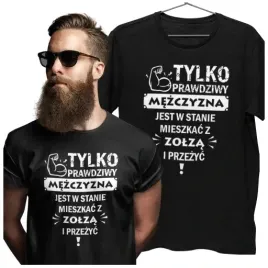 koszulka-dla-chlopaka-meza-upominek-przetrwac-zolza