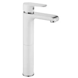 bateria-umywalkowa-bloom-wysoka-biala-chrom-rea