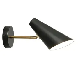 lampa-scienna-kinkiet-zloty-czarny-salon-korytarz