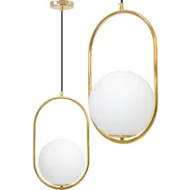 lampa-sufitowa-wiszaca-biala-kula-mleczna-gold-e27