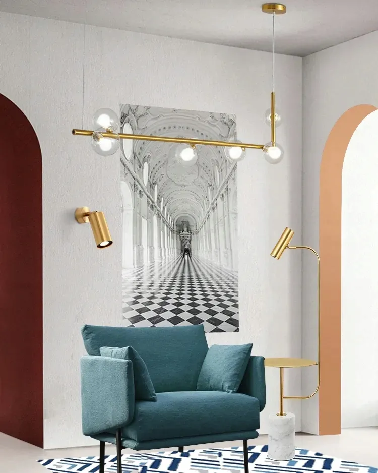 lampa-sufitowa-szklane-kule-zlota-gold-6-punktow-stan-nowy