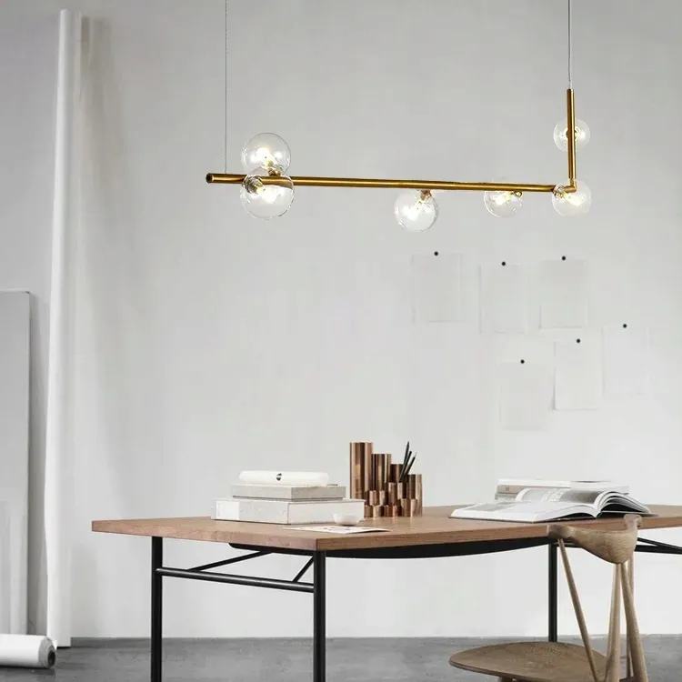 lampa-sufitowa-szklane-kule-zlota-gold-6-punktow