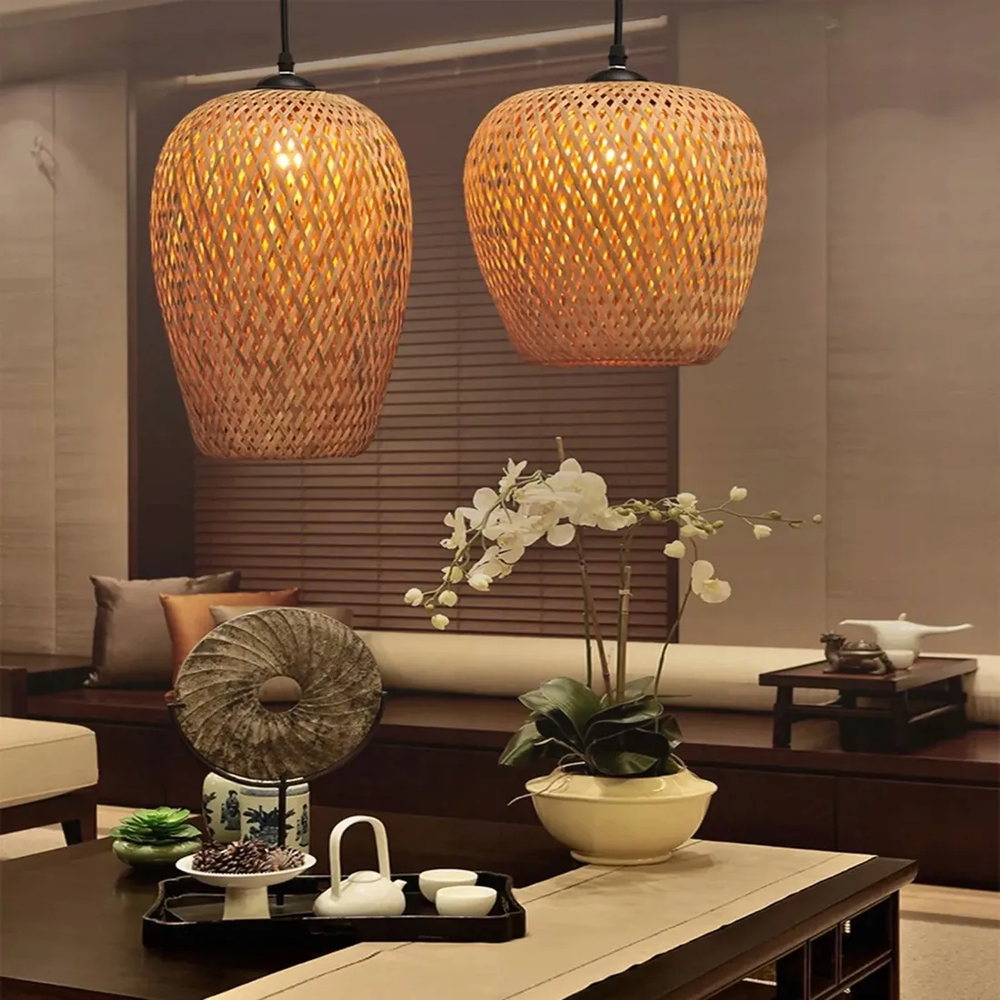 lampa-wiszaca-naturalna-boho-bambusowa-pleciona-stan-nowy