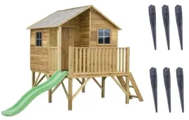 domek-ogrodowy-dla-dzieci-jerzyk-plac-zabaw-slizg-jasnozielony-kotwy