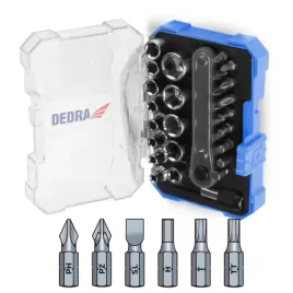 dedra-zestaw-koncowek-wkretakowych-30el-1-4-25mm-bity-torx-18a11s030