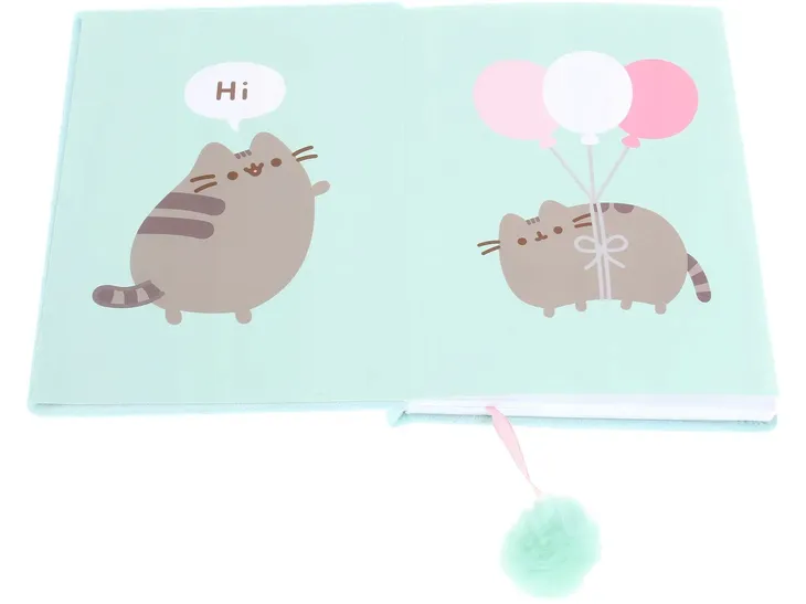 pamietnik-notes-a5-pusheen-zielony-marka-st-majewski