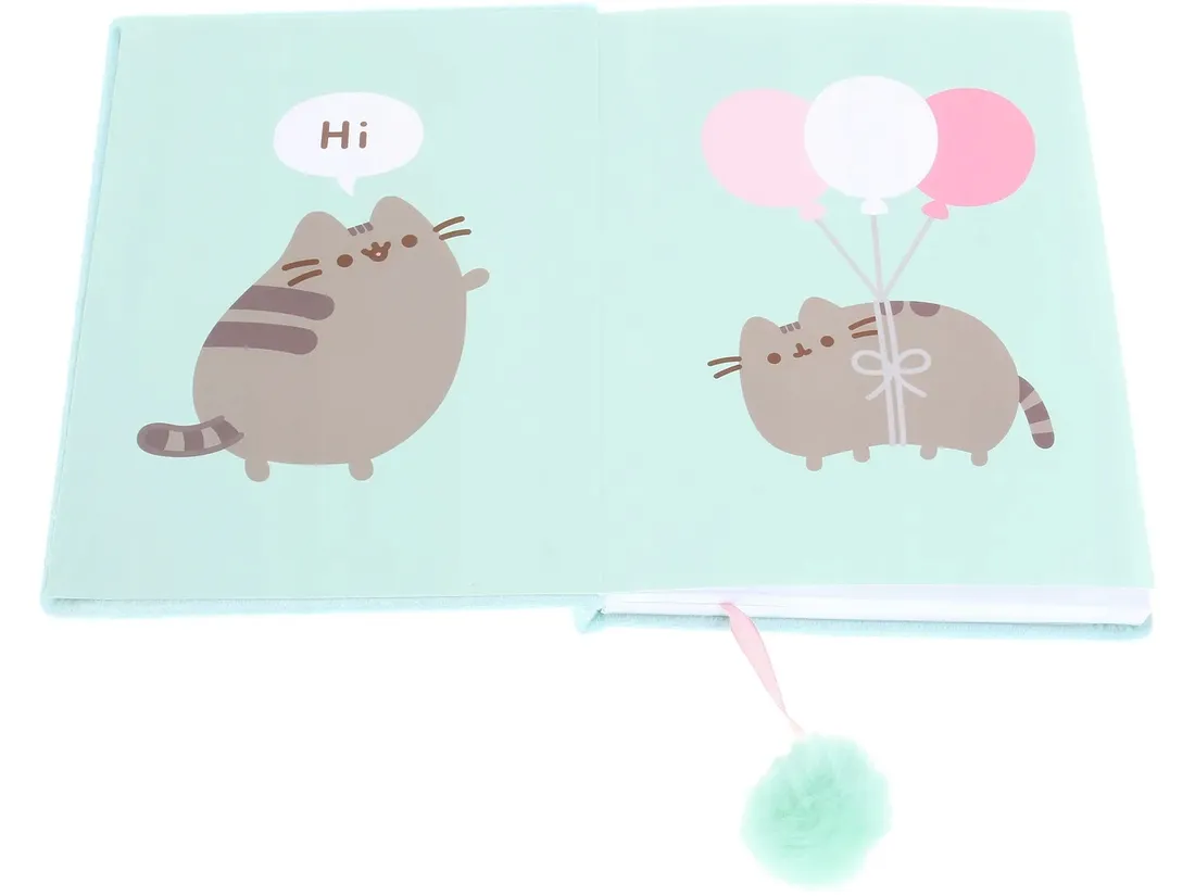 pamietnik-notes-a5-pusheen-zielony