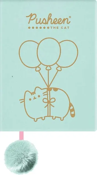pamietnik-notes-a5-pusheen-zielony-format-a5